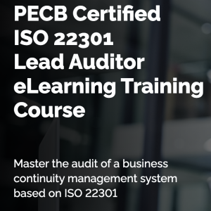 ISO 22301 (Sistem za upravljanje neprekinjenega poslovanja) Lead Auditor (eLearning) – English